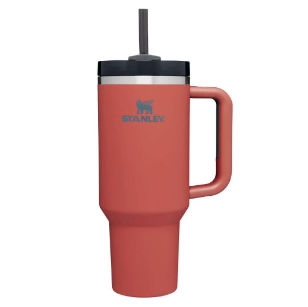 Stanley "The Quencher" H2.0 FlowState Tumbler (Soft Matte) 40 OZ  NEW Red Rost